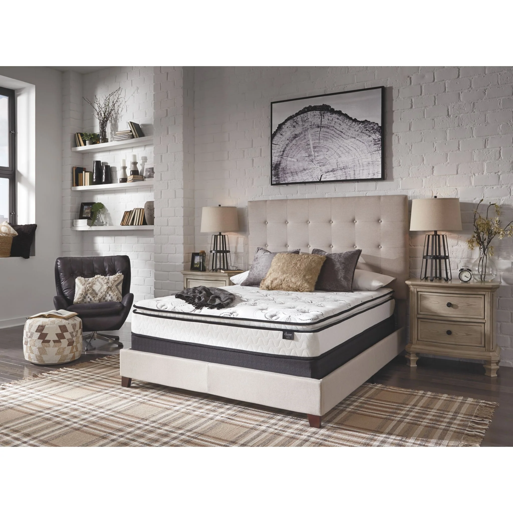 Ashley Sleep 10 Bonnell Pillow Top Innerspring Mattress In A Box - Image 8