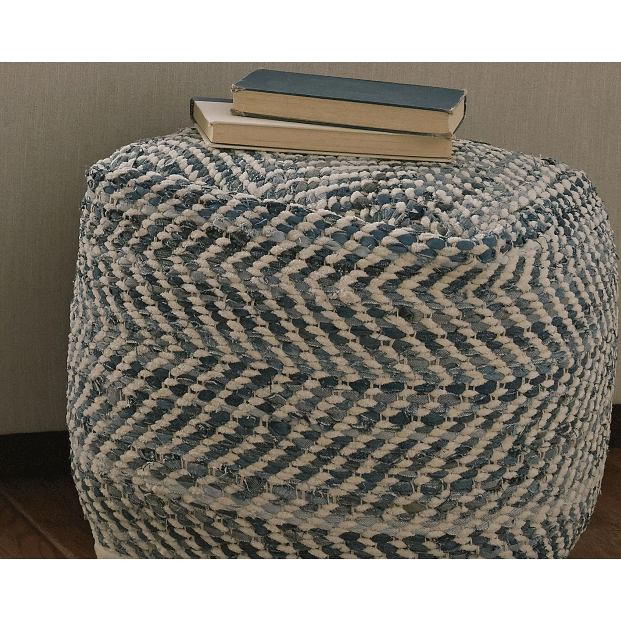 Chevron Pouf - Image 3