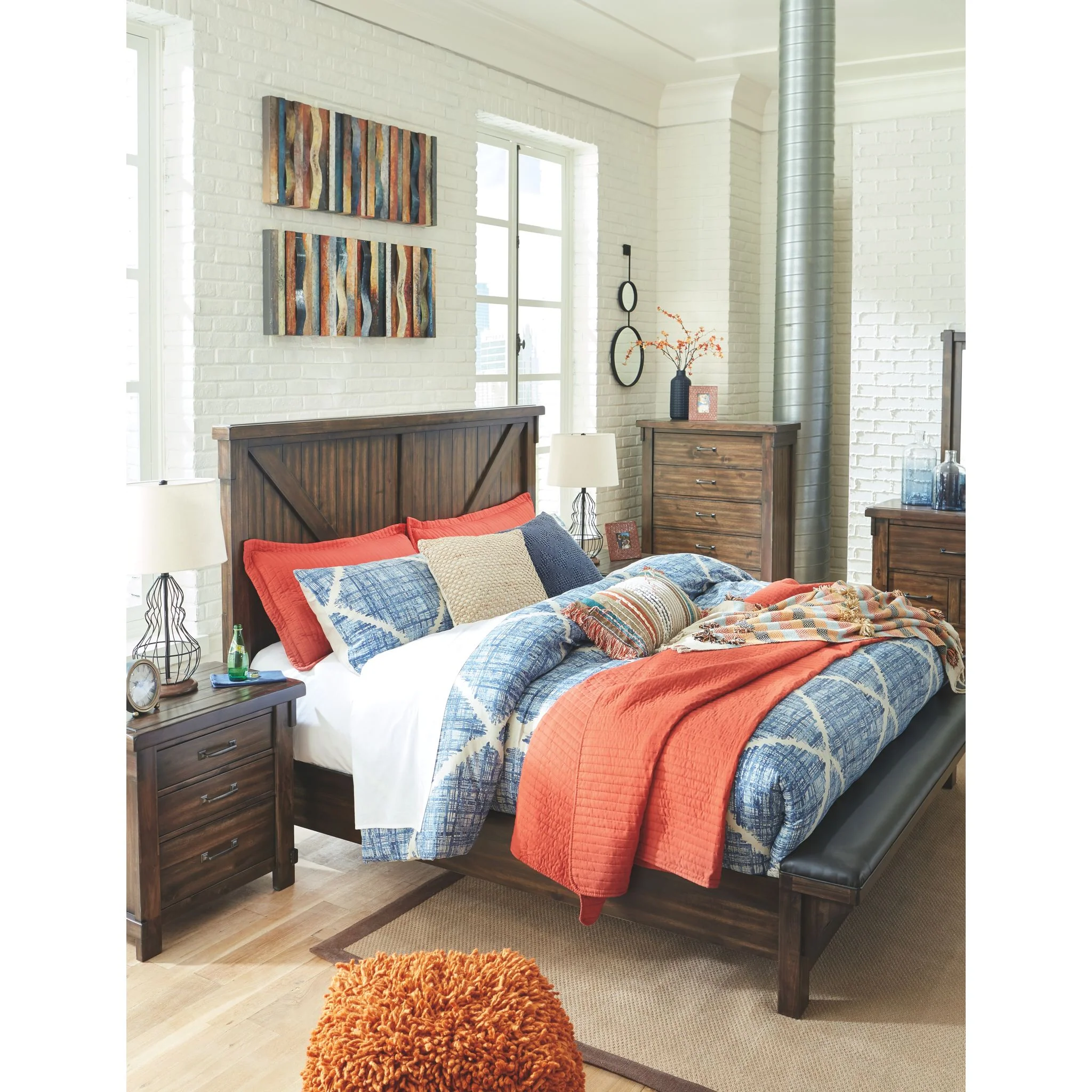 Lakeleigh 3 Piece Queen Bed w/Bench - Image 15