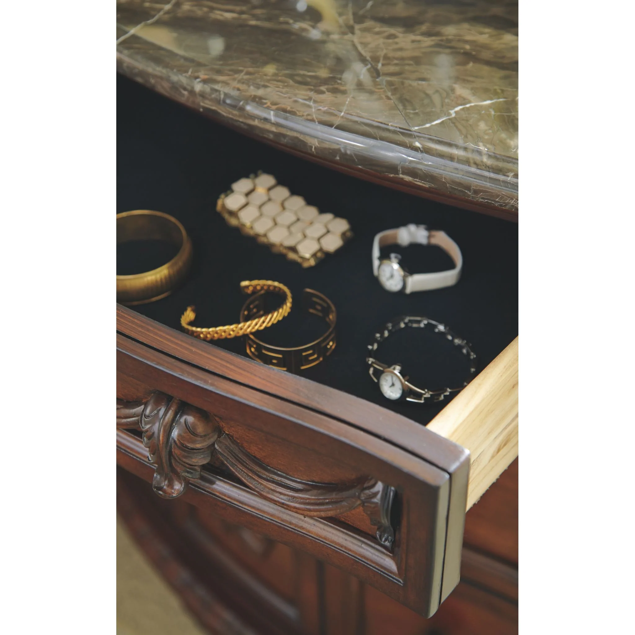 North Shore Three Drawer Nightstand - Image 4
